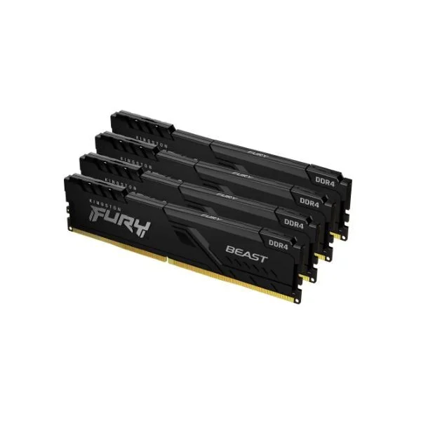 Fury Beast - DDR4 - Kit - 128 GB 4 x 32 GB - 128 GB - DDR4