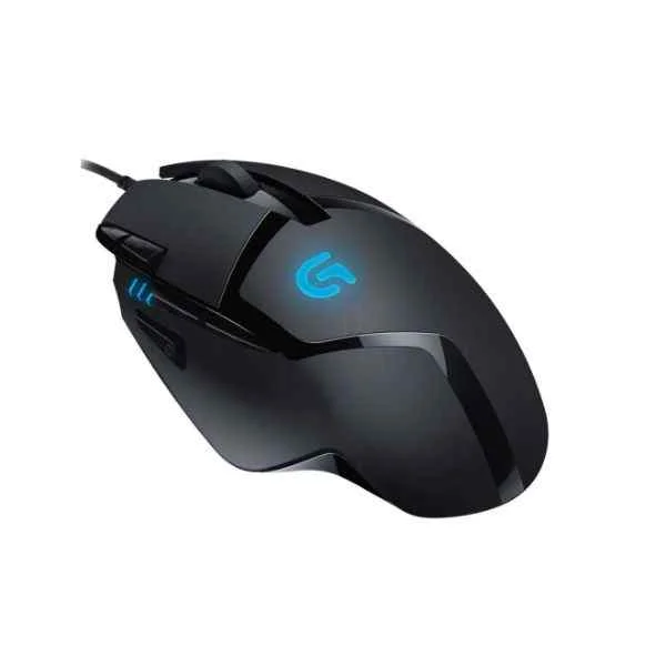 G G402 Hyperion Fury Ultra-Fast FPS Gaming Mouse - Right-hand - USB Type-A - 4000 DPI - 1 ms - Black