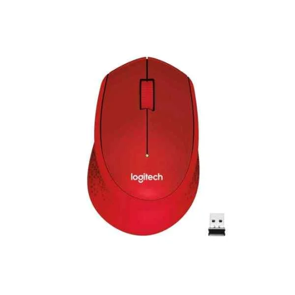 M330 Silent Plus - Right-hand - Mechanical - RF Wireless - 1000 DPI - Red