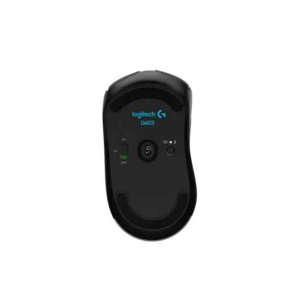 G G603 Wireless Mouse - G603 - Right-hand - Optical - RF Wireless+Bluetooth - 12000 DPI - 1 ms - Black