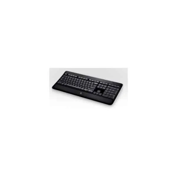 Wireless Illuminated Keyboard K800 - Standard - Wireless - RF Wireless - Black