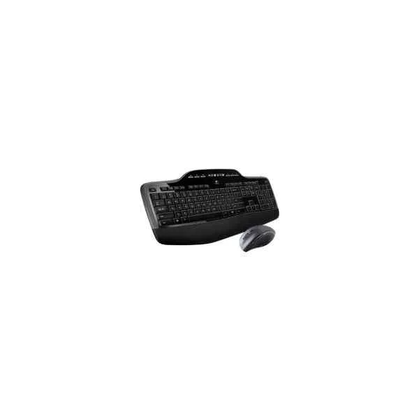 MK710 - Wireless - RF Wireless - QWERTY - Black - Mouse included
