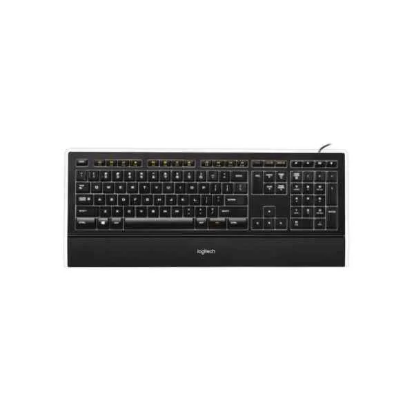 Illuminated Keyboard K740 - Standard - Wired - USB - AZERTY - Black