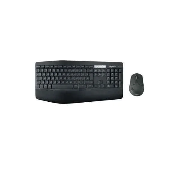 MK850 - Standard - Wireless - RF Wireless + Bluetooth - QWERTZ - Black - Mouse included