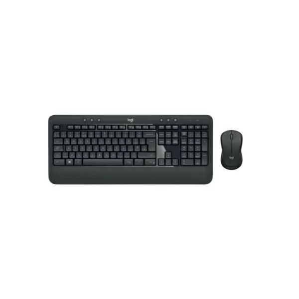 MK540 Advanced - Wireless - RF Wireless - Membrane - QWERTY - Black - White - Mouse included