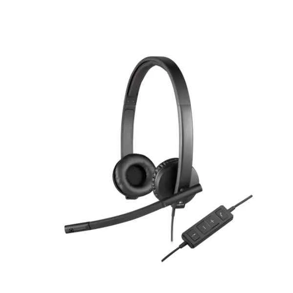 USB Headset H570e - Headset - Head-band - Office/Call center - Black - Binaural - 79 dB