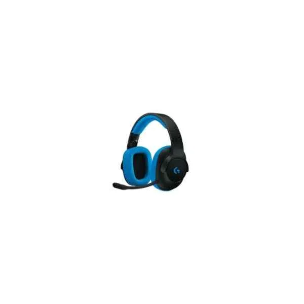 G G233 - Headset - Head-band - Gaming - Black - Blue - Binaural - 2 m