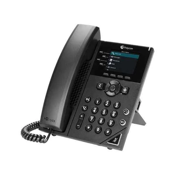 Polycom SIP Conference Phone Landline VOIP Personal Seat Phone VVX250 Fast Ethernet Port Business Office Meeting Suitable for 10-20ãŽ¡ meeting room
