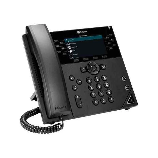 Polycom desktop IP phone VVX450 12-line IP desktop phone with color display