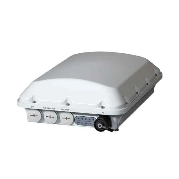 ZoneFlex T710 802.11AC indoor AP, support 2.4GHz and 5GHz dual carrier frequency, 4X4:4, MU-MIMO (multi-user MIMO), 2x10/100/1000Mbps Ethernet port, support AC 90~264VAC and power supply POE power input and PoE Output power supply, support optical fiber SFP interface, GPS. Comply with IP67 outdoor standard, operating temperature -40 -65C, omnidirectional coverage.