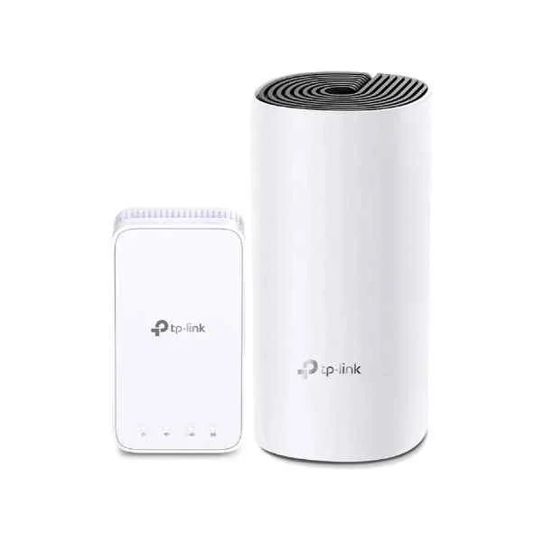 Deco M3 (2-Pack) - Wi-Fi 5 (802.11ac) - Dual-band (2.4 GHz / 5 GHz) - Ethernet LAN - Black,White - Tabletop router