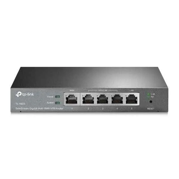 SafeStream Gigabit Multi-WAN VPN Router - Ethernet WAN - 10 Gigabit Ethernet - 100 Gigabit Ethernet - DSL WAN - Black
