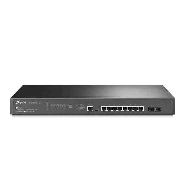 JetStream8-Port2.5GBASE-Tand2-Port10GESFP+L2+ManagedSwitchwith8-PortPoE+-Managed-L2+-2.5GEthernet(100/1000/2500)-Rackmounting