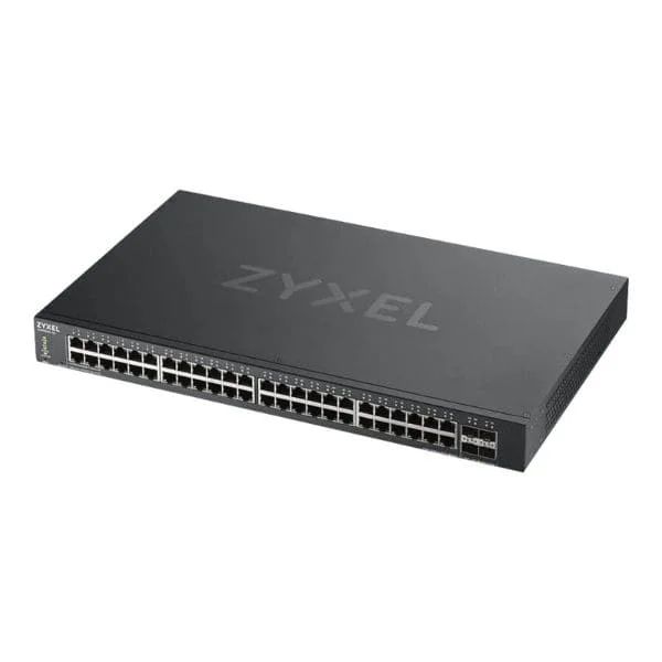 XGS1930-52, 52 Port Smart Managed Switch, 48x Gigabit Copper and 4x 10G SFP+, hybrid mode, standalone or NebulaFlex Cloud